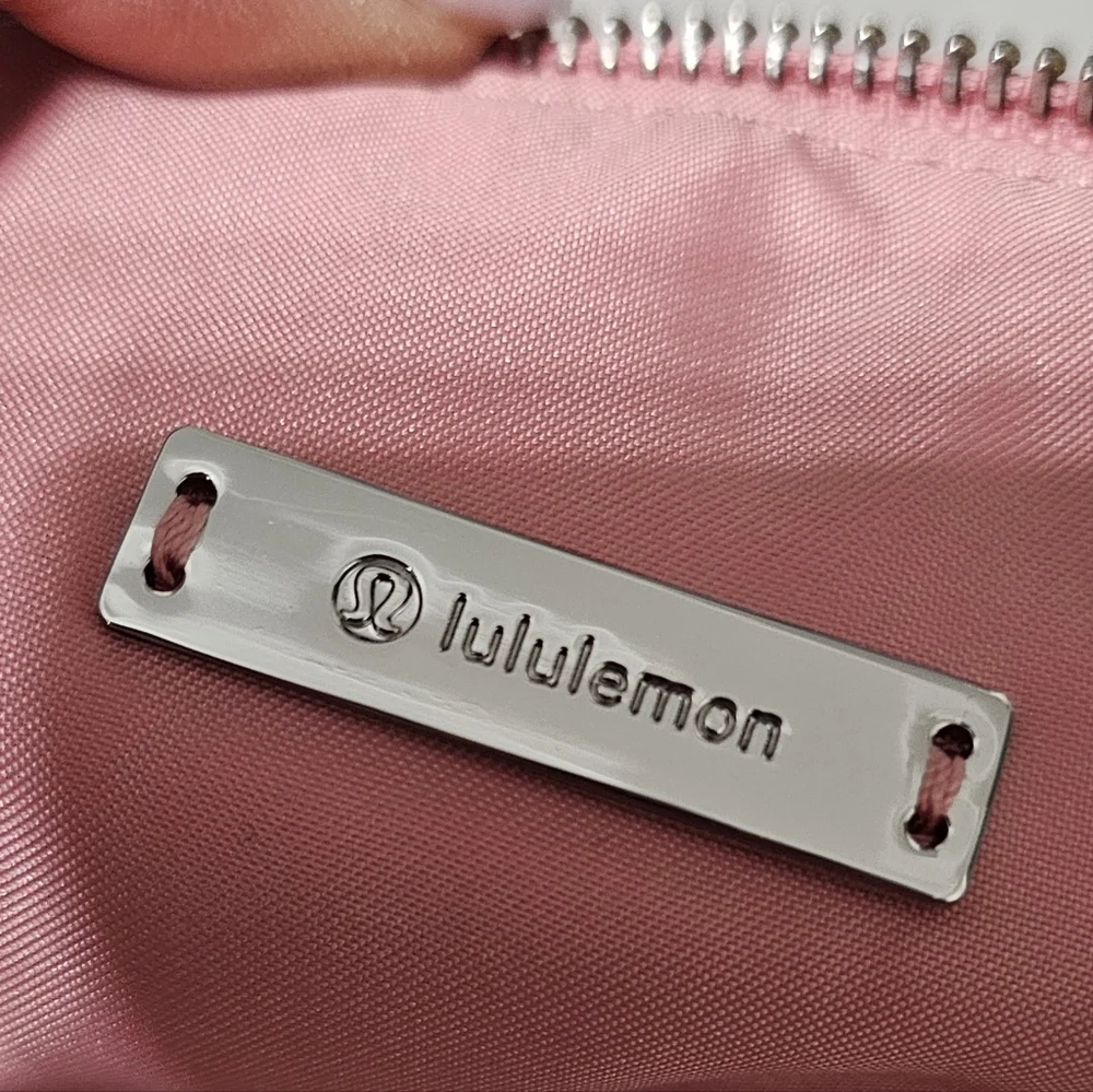 SOLD ON ANOTHER SITE- Lululemon All Night Festival Bag Micro Pink Puff NWOT - Picture 9 of 11